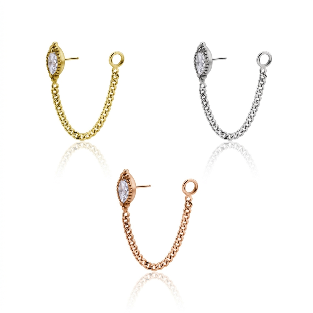 Gemini_Generated_Image_ph2pm4ph2pm4ph2p 18kt Solid Gold Beaded Marquise Chain Top - Image 1