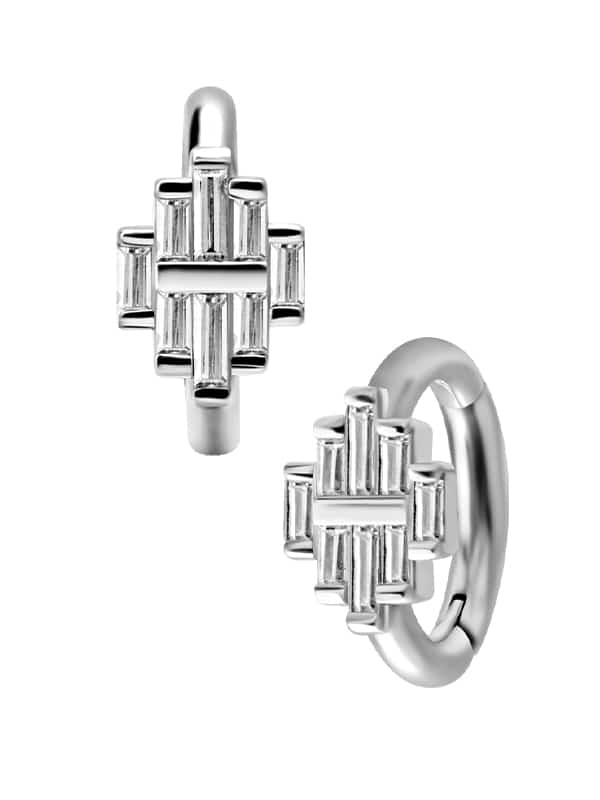 NFOHBSG-02.jpeg Baguette Cluster Belly Clicker, CoCr NF - Image 1