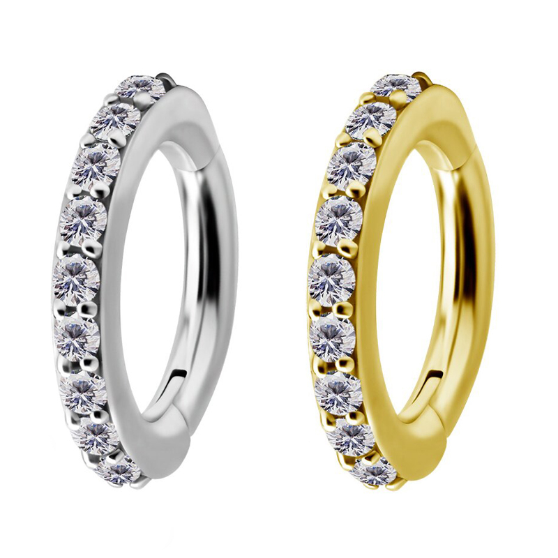 nickelfrei-belly-hinged-oval-ring-01-16mm-mit-premium-zirconia-handpoliert~4 Pave Ring Eternity Belly Clicker, CoCr NF - Image 1