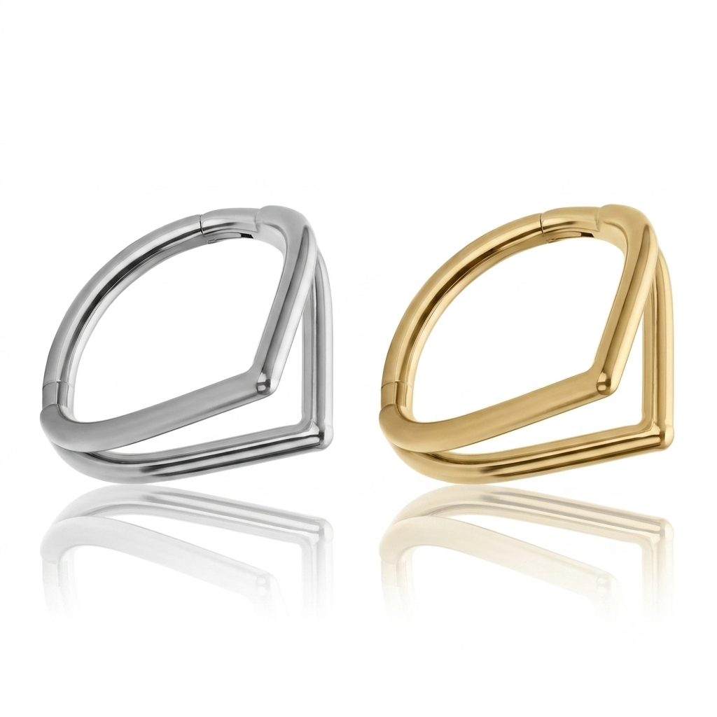 Gemini_Generated_Image_oirrfqoirrfqoirr Titanium Double Drop Hinged Ring - Image 1