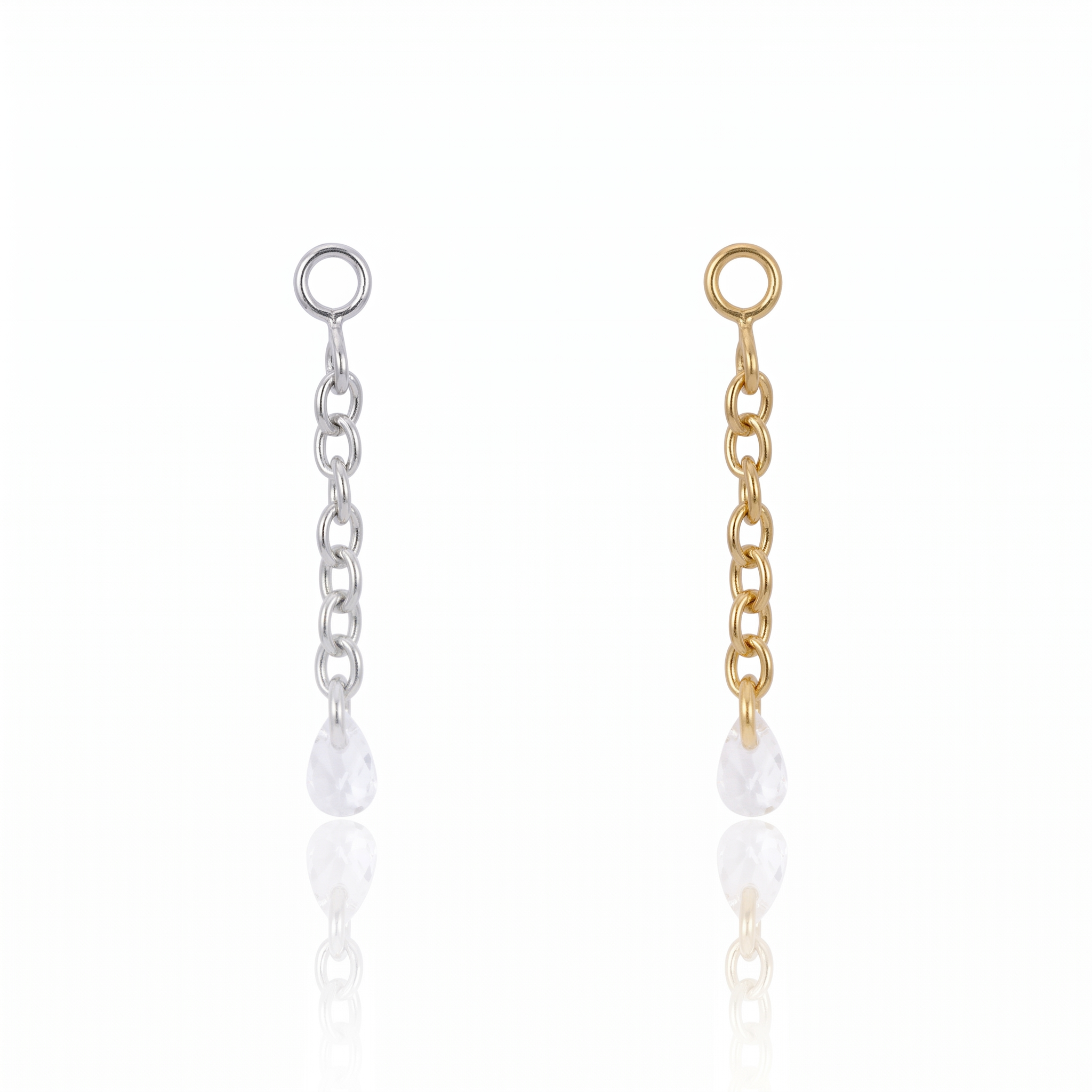 magnific__use-the-uploaded-image-as-the-only-and-absolute-re__84550 Titanium Teardrop Chain Charm - Image 1