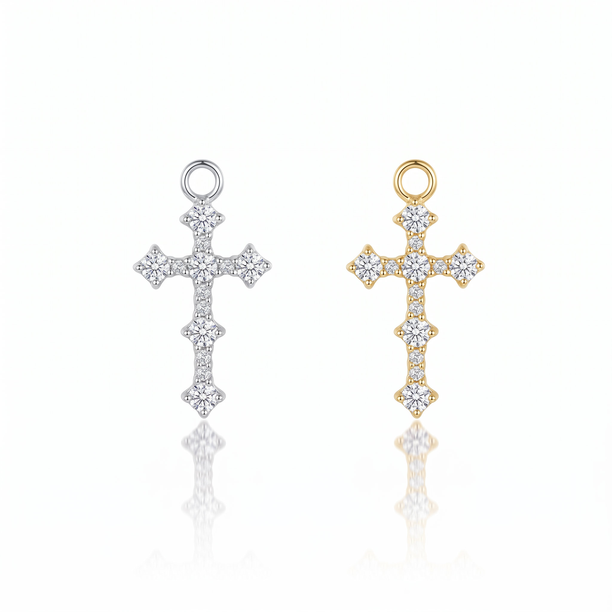 magnific__use-the-uploaded-image-as-the-only-and-absolute-re__84551 Titanium Celeste Cross Charm (big size) - Image 1